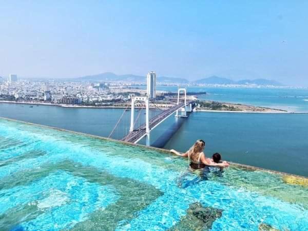 Golden Apartment With Sea View Da Nang Buitenkant foto